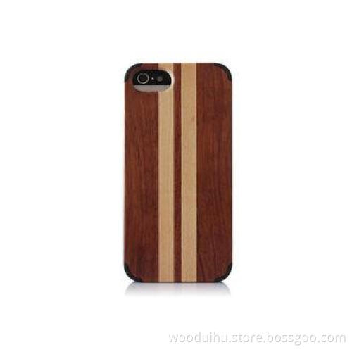 Handcrafted Customize Strip iPhone 5 Wooden Back Covers for